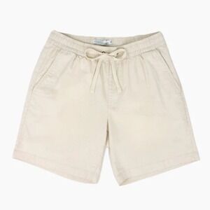 Criquet Cruiser Twill Shorts Khaki Men's Large NWT Casual Summer Cotton